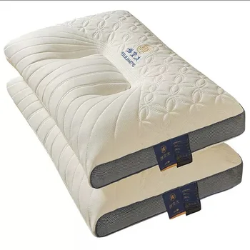 Подушка из натурального латекса Futurism core home для сна и защиты шейного отдела позвоночника специальная подушка для дома и отеля с высоким отскоком  5