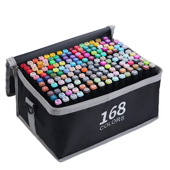 Подходит для рисования двусторонними ручками на масляной основе, 24-168 цветов, набор маркеров для рисования каракулями на масляной основе  5