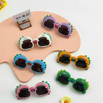 Поляризованные очки Летние очки Для вечеринок Очки в стиле динозавра Детские солнцезащитные очки Модные солнцезащитные очки с УФ-защитой Uv400 оттенков  0