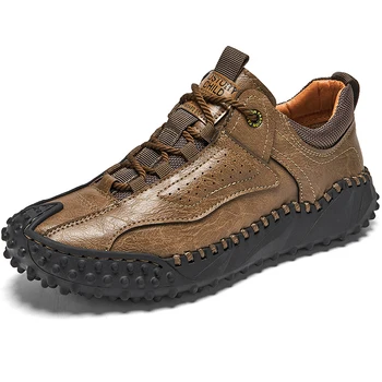 Поступление мужской походной обуви с дышащей шнуровкой, новые треккинговые мужские кроссовки для скалолазания на открытом воздухе для мужчин  5