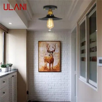 Потолочный светильник ULANI в американском стиле Промышленные Ретро светодиодные светильники Декоративные для внутреннего освещения коридоров  5