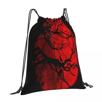 Походный велосипедный рюкзак Red Moon Forest для мужчин и женщин с завязками для путешествий  5
