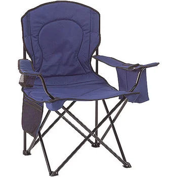 Походный стул для взрослых со встроенным кулером на 4 банки, синий  5