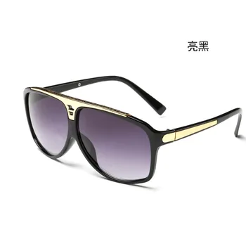 Продаются мужские солнцезащитные очки для вождения, черные, модные дизайнерские солнцезащитные очки большого размера для женщин и мужчин  5