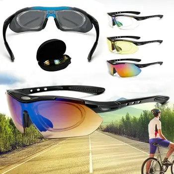 Профессиональные защитные очки Велосипедные очки Поляризованные линзы с защитой от UV 400 Велосипедные солнцезащитные очки Защитные очки  10