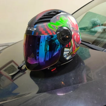 Профессиональный козырек для объектива шлема, ветрозащитный экран для мотоцикла-Козырек для объектива шлема-Аксессуар для мотоцикла, подходящий для OF562 40GF  5