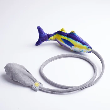 Реалистичная Виляющая Рыбка-игрушка, Движущаяся Рыбка-Кошка-Игрушка, Интерактивные игрушки для кошек  10