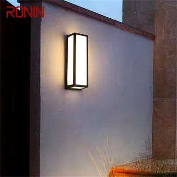 Ронин, уличные классические настенные бра, светодиодная водонепроницаемая лампа IP65 для украшения домашнего балкона  10