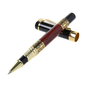 Роскошная металлическая шариковая ручка G5AA с имитацией дерева с тиснением, ручка-роллер Office S  5