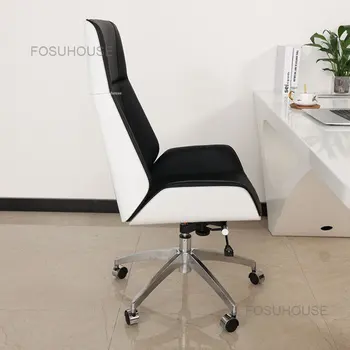 Роскошное кресло Boss, вращающиеся офисные стулья, вращающееся кресло, кожаное компьютерное кресло, подъемник для офисной мебели, игровое кресло U D  5