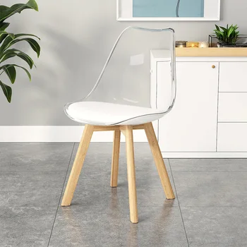 Садовый Белый обеденный стул, водонепроницаемые обеденные стулья, Скандинавские свадебные стулья, Барная минималистичная мебель Cadeira для кухни A1  5