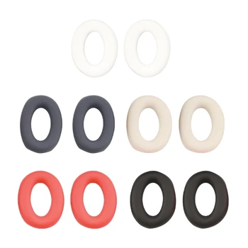 Силиконовые амбушюры для наушников, защитные накладки для наушников momentum 4, черные/белые,/красные/синие/бежевые наушники  0
