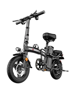 Складной Электрический Велосипед MIDONKEY ACE Bike 48V Adult City Electric Bicycle14-дюймовый Размер Колеса 400 Вт  5