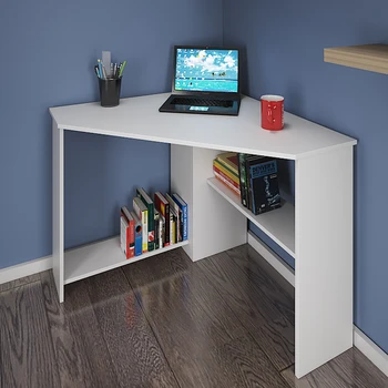 Современная простая полка для хранения, комбинированный компьютерный стол для домашнего офиса  5