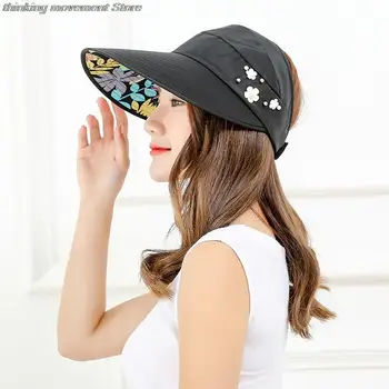 Солнцезащитная шляпа Женская Летняя Велосипедная защита для лица Универсальная Корейская версия солнцезащитной шляпы Tide Студенческий козырек  4