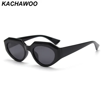 Солнцезащитные очки Kachawoo cat eye, поляризованные, черные, зеленые, леопардовые, TR90, винтажные солнцезащитные очки, мужские, женские, модные аксессуары, европейский стиль  5