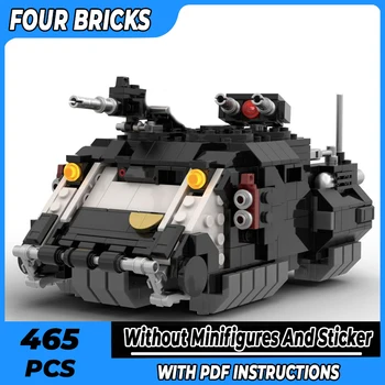Строительные кирпичи Moc, военная модель танковой техники Корпуса космической пехоты, модульные блоки, Подарки, игрушки для детей, наборы для сборки своими руками  5