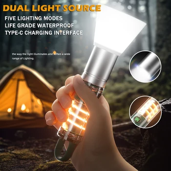 Супер яркий светодиодный белый лазерный фонарик Мощный брелок для ключей с зумом Водонепроницаемый портативный карманный фонарик для кемпинга на открытом воздухе  5