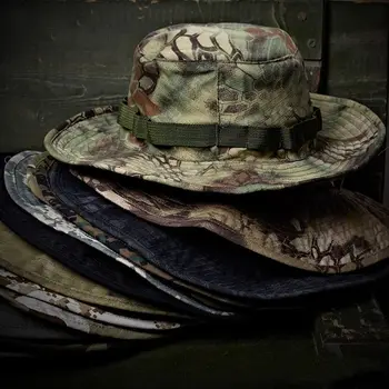 Тактическая шляпа американского спецназа Milspec Boonie, военная кепка для снайперской охоты и рыбалки  5
