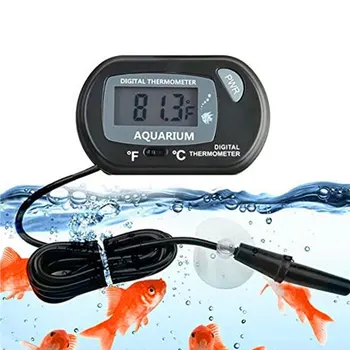 Термометр для аквариума St-3 Водонепроницаемый Электронный Термометр с цифровым ЖК-экраном, датчик термометра, контроллер с зондом  2