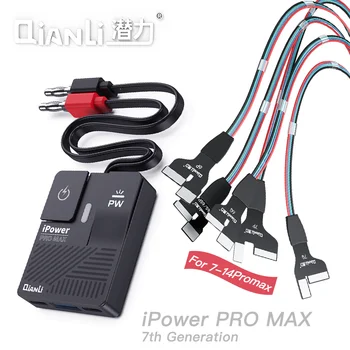 Тестовый кабель источника питания Qianli Ipower Pro Max с двойным разъемом включения питания в один клик Подходит Для iPhone серии Andriod 6G-14  4