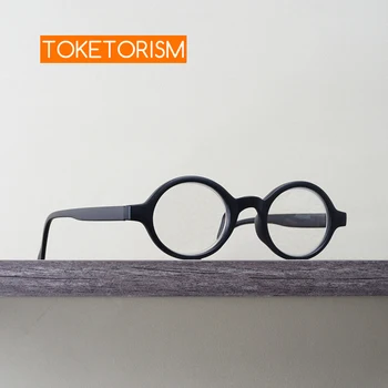 Токеторизм, ретро-очки для чтения для женщин, очки для пресбиопии в круглой оправе, мужские очки по рецепту 3428  5