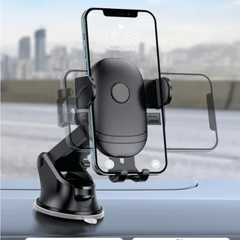 Универсальный Автомобильный Держатель Телефона с Крючком-Клипсой Телескопическое Вентиляционное Отверстие Автомобильное Крепление С Поворотом на 360 ° Универсальное Крепление для Мобильного Телефона для Мобильного Телефона  5