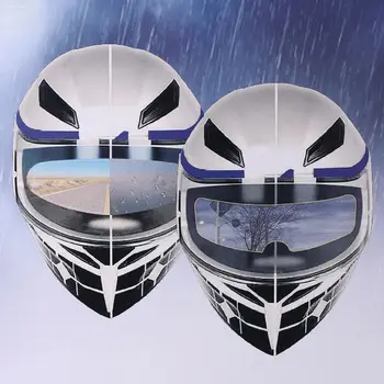 Универсальный мотоциклетный шлем из прозрачной непромокаемой пленки с защитой от дождя для K3 K4 AX8 для шлемов LS2 40GF  5