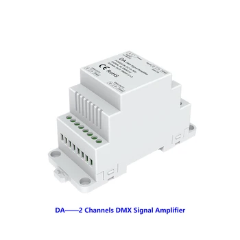 Усилитель сигнала DMX на 2 и 4 канала Для усиления и изоляции семафоров системы освещения DMX512 (или RS-485).  3