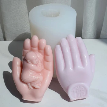 Форма для ароматерапии, Детская свеча, Форма для поделок, Женская форма для мыла для девочек, орнамент  4