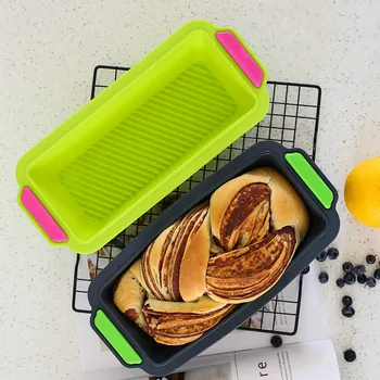 Форма для тостов Life Color на домашней кухне, Антипригарная Силиконовая форма для выпечки хлеба для тостов, Прямоугольные силиконовые инструменты для выпечки тортов  5