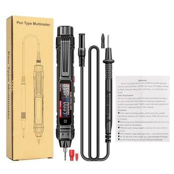 Цифровой мультиметр Smart-Pen Tester С автоматической настройкой емкости, электрический измеритель емкости, измеритель диодной непрерывности  5