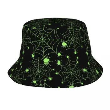 Шляпа с пауками на Хэллоуин, Модная солнцезащитная кепка, уличная Рыбацкая шляпа для женщин и мужчин, подростковые пляжные кепки, Рыболовная кепка  5