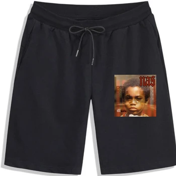 Шорты Nas Illmatic, классические шорты в стиле хип-хоп, шорты в стиле рэп Нью-Йорк, винтажные мужские шорты в стиле харадзюку, новые шорты в стиле хип-хоп  5