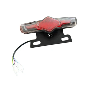 Электрический велосипедный фонарь 36-60 В с указателем поворота, водонепроницаемые светодиодные задние фонари для электровелосипедов  5