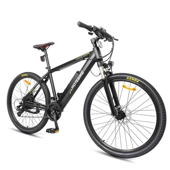 Электрический горный велосипед HOTEBIKE 48V 500W со съемными аккумуляторами 48V 13AH для взрослых с 21-скоростными светодиодными фарами заднего вида  4